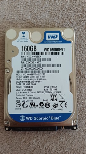 160 sata western digital - gb,