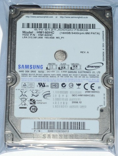 Samsung 160gb hm160hc 5400rpm - samsung,