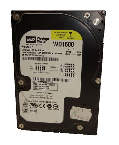 160 ide wd1600 - gb, **wd1600**