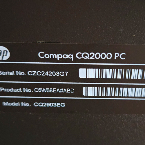 Compaq cq2000 desktop - compaq,