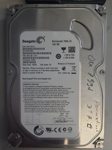 Hdd seagate st3160318as - hdd,