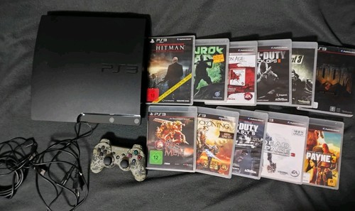 Sony playstation slim 160gb - 3,