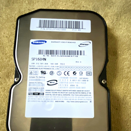 Samsung spinpoint sp1604n - samsung,