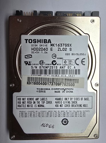 Toshiba festplatte mk1637gsx - ,